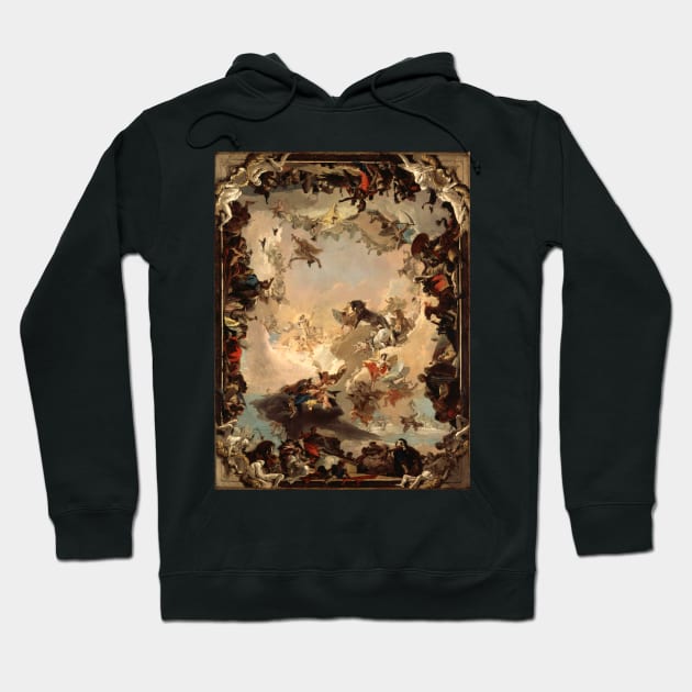 Giovanni Battista Tiepolo Allegory of the Planets and Continents Hoodie by pdpress